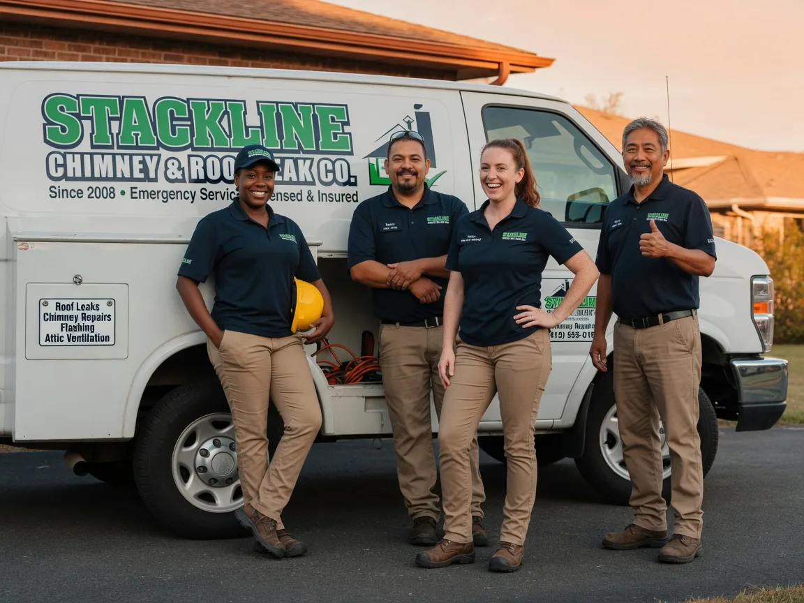 Chimney flashing repair company in Milam, WV